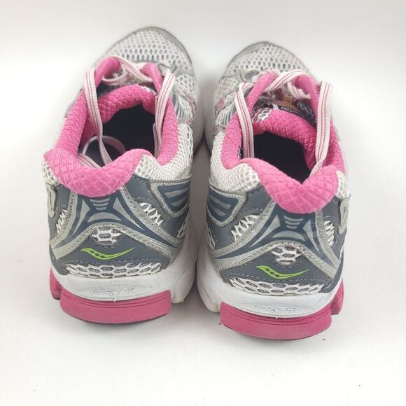 Saucony Women's Progrid Ride 5 Jogging Running Pink silver Size 9 Shoes Sneakers - Picture 8 of 9
